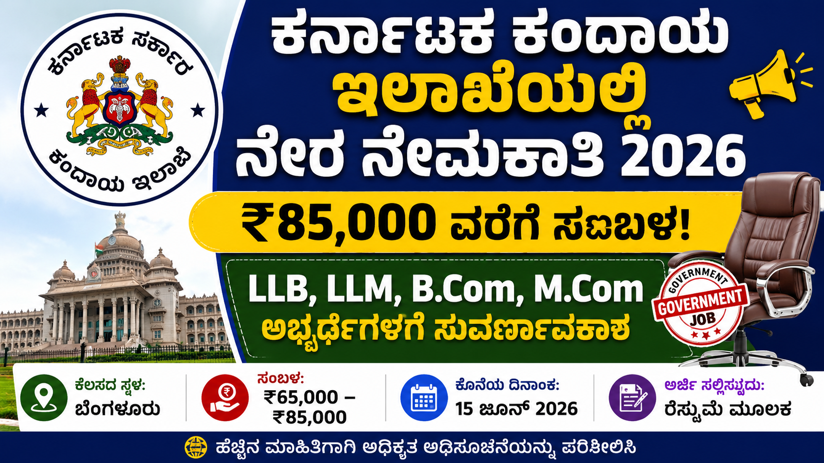 Karnataka Revenue Department Recruitment 2026